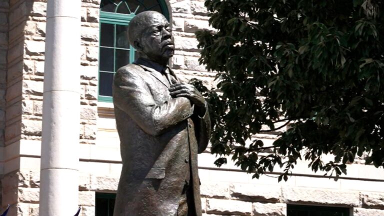 Georgia Honors John Lewis: New Statue Replaces Confederate Obelisk in Decatur